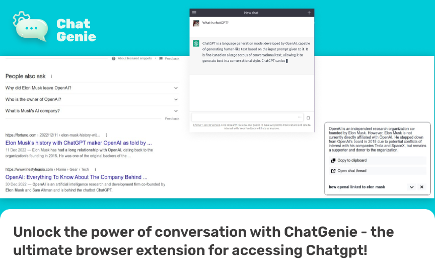 Chatgenie for ChatGPT screenshot